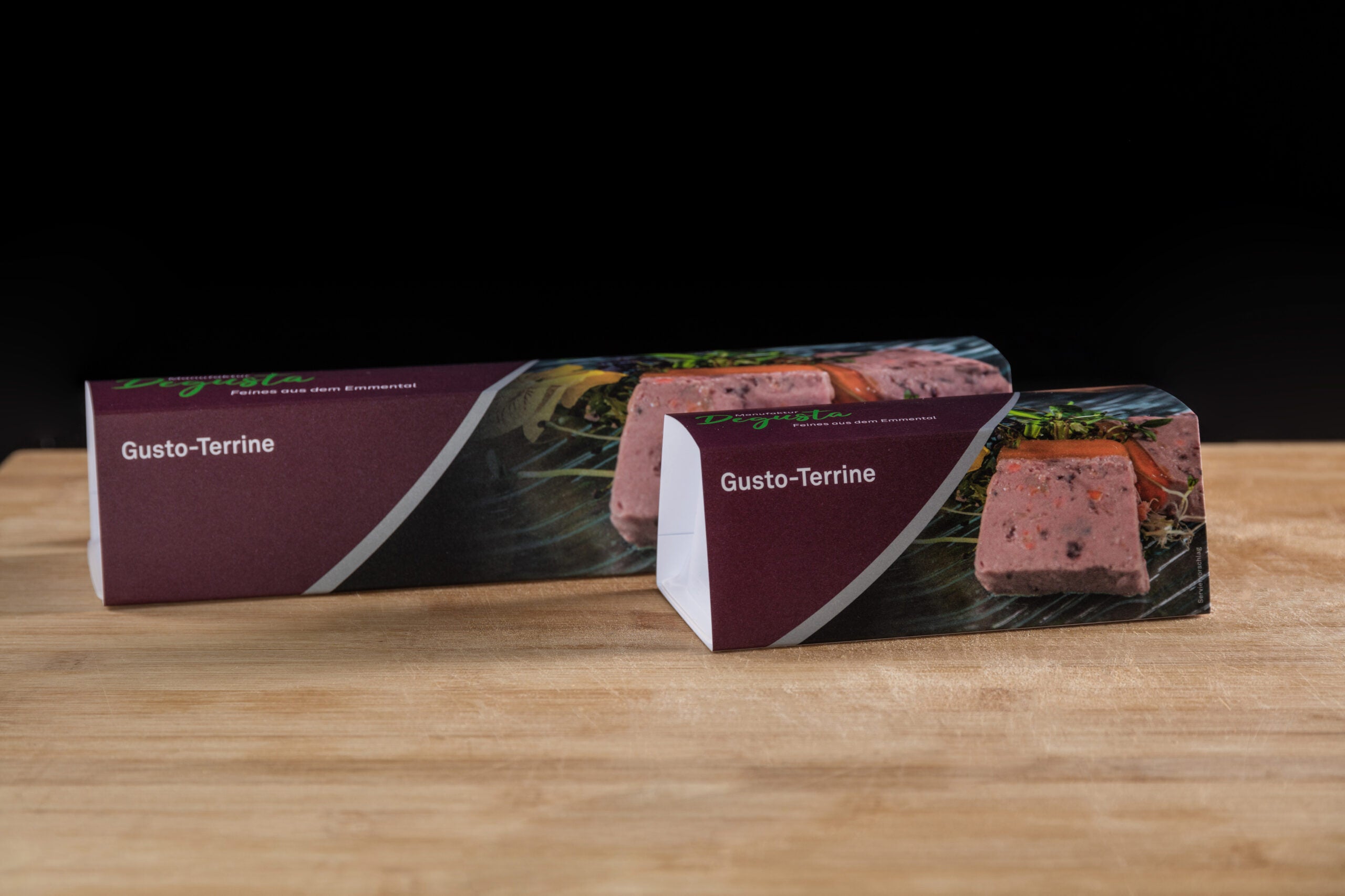 Gusto Terrine von Degusta Manufaktur in der Verkaufsverpackung
