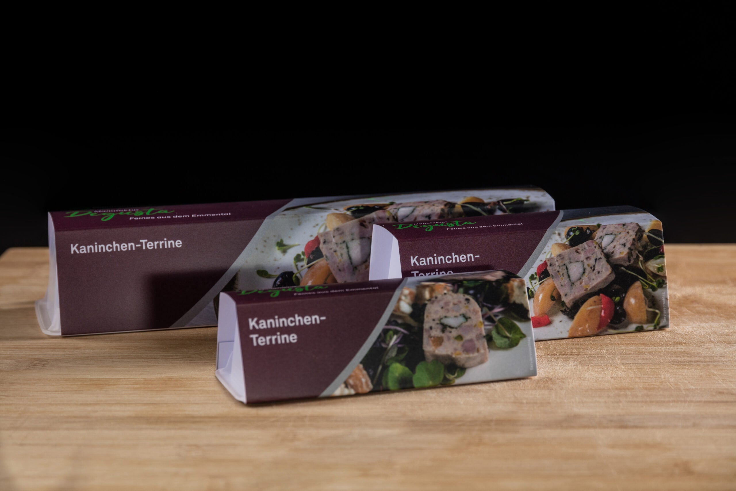 Kaninchen Terrine von Degusta Manufaktur in der Verkaufsverpackung