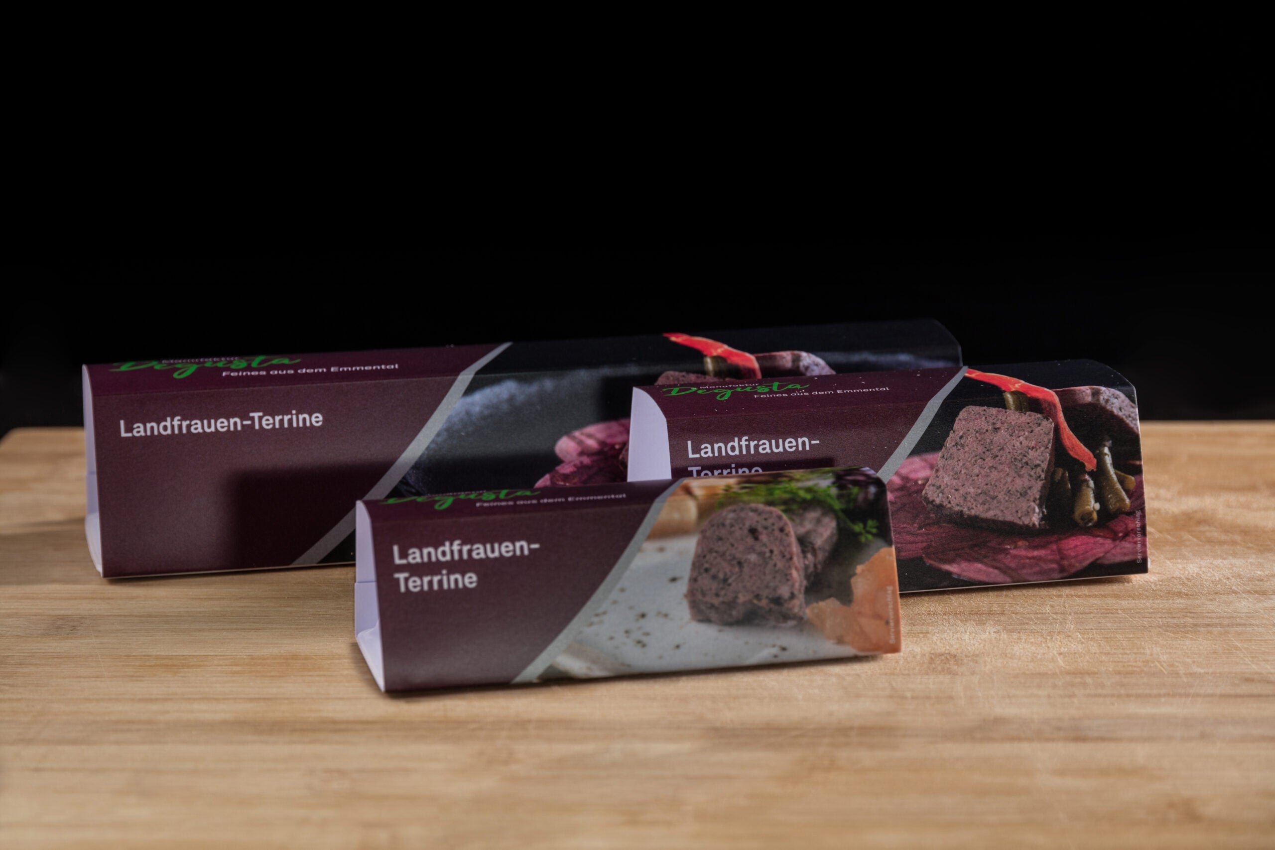 Landfrau Terrine von Degusta Manufaktur in der Verkaufsverpackung
