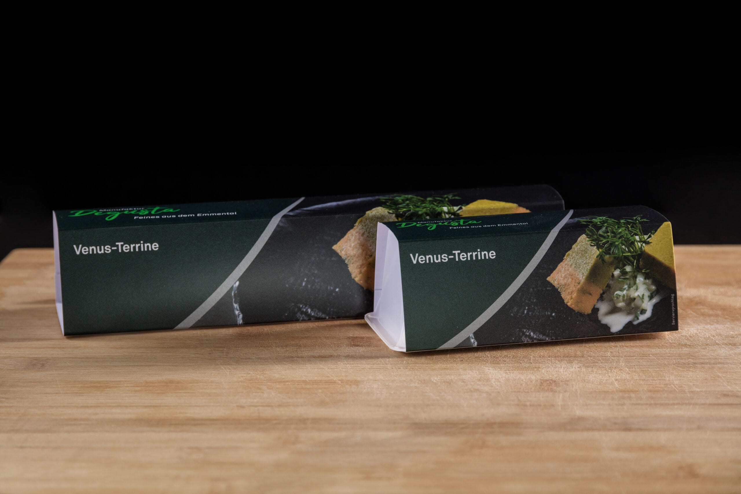 Venus Terrine von Degusta Manufaktur in der Verkaufsverpackung
