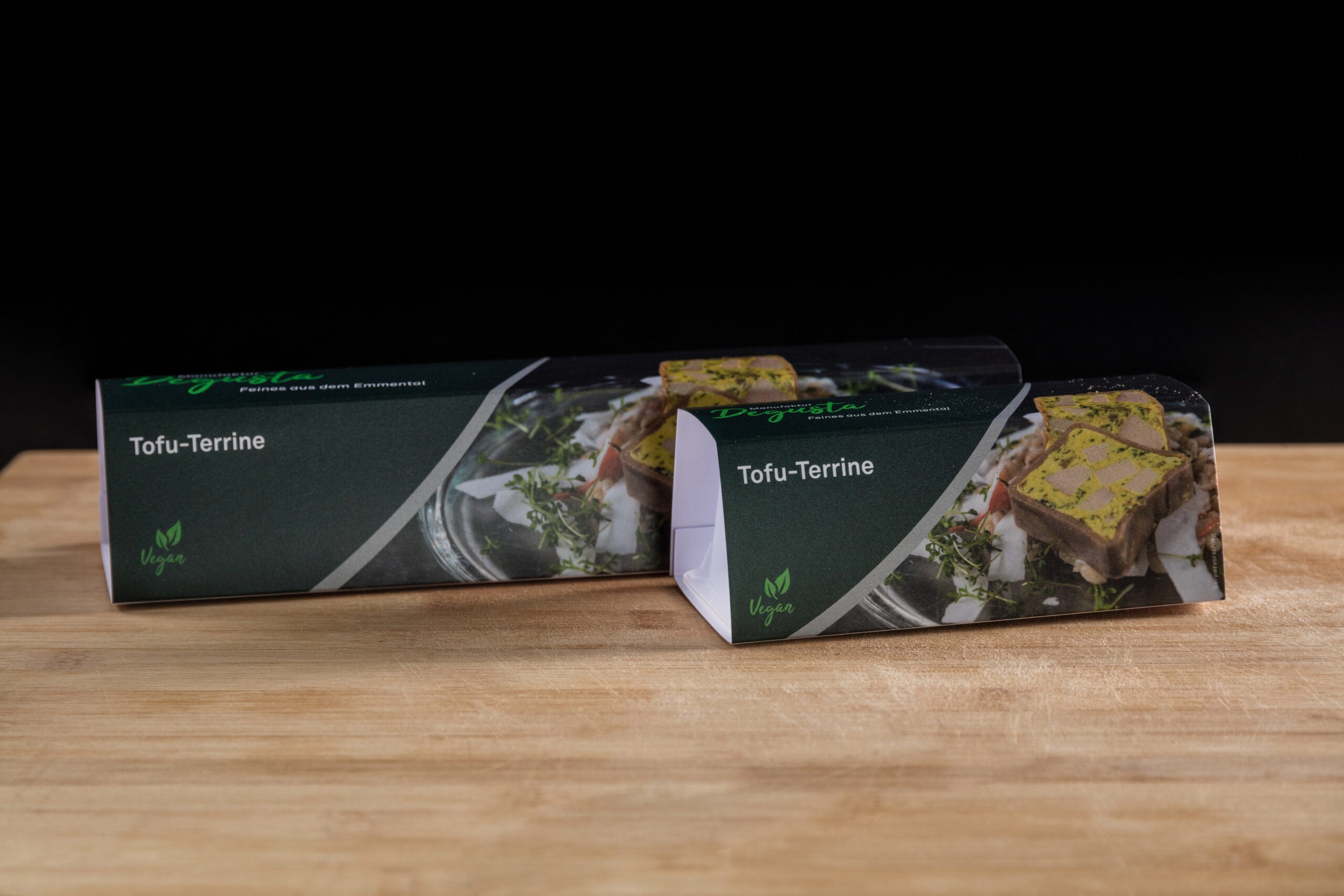 Tofu Terrine von Degusta Manufaktur in der Verkaufsverpackung