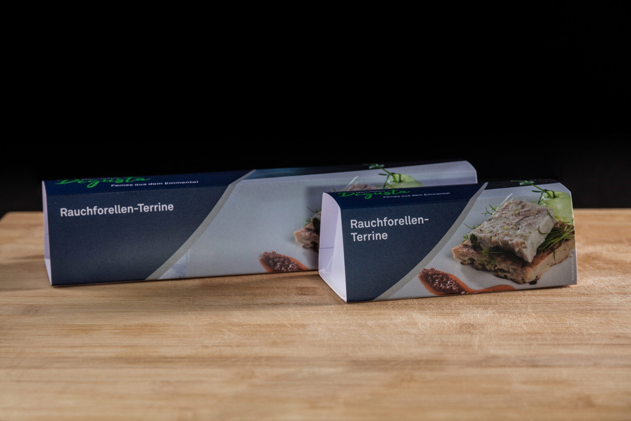 Rauchforellen Terrine von Degusta Manufaktur in der Verkaufsverpackung