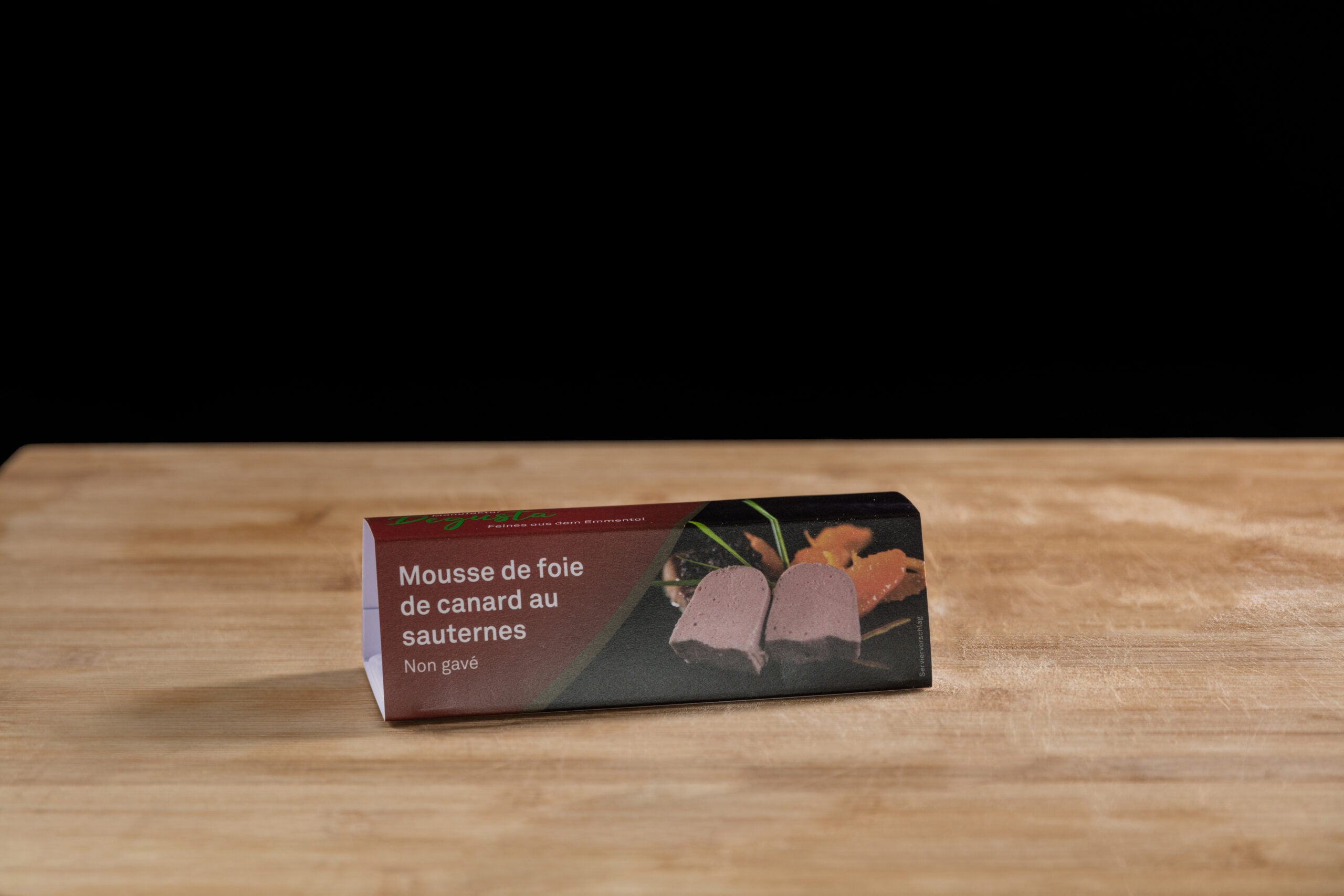 Mousse de foie de canard au sauternes von Degusta Manufaktur in der Verkaufsverpackung