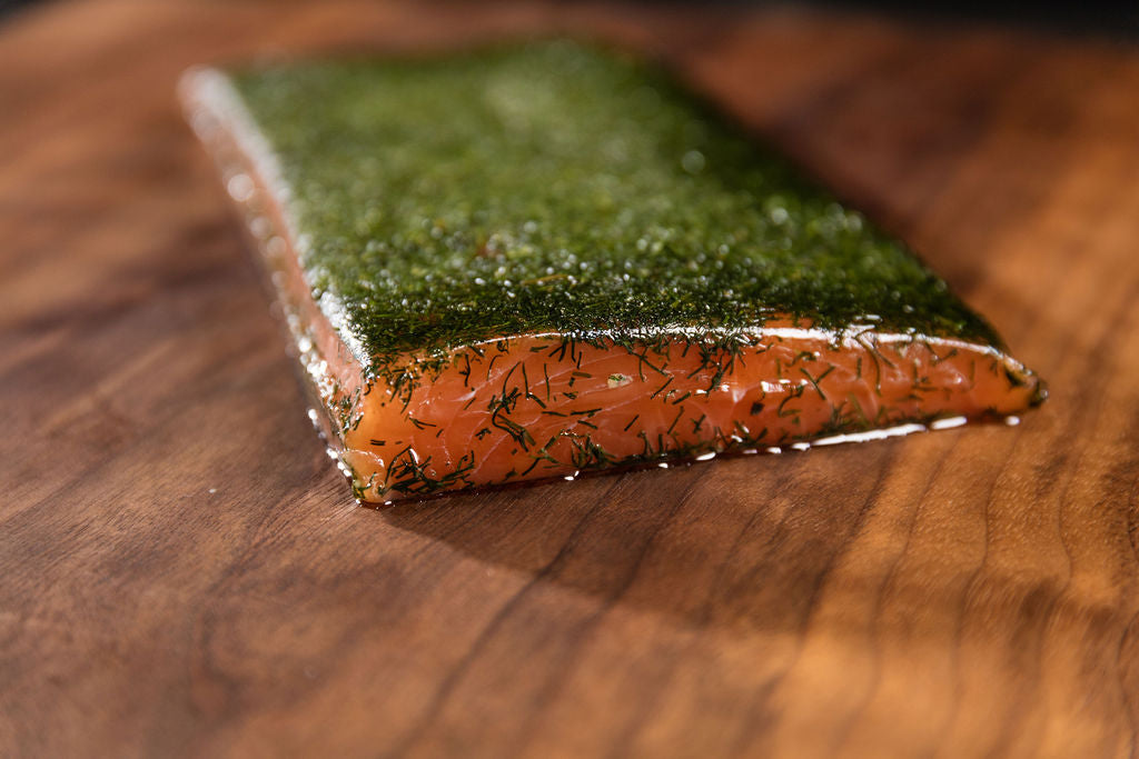 Graved Lachs von Degusta Manufaktur, Serviervorschlag