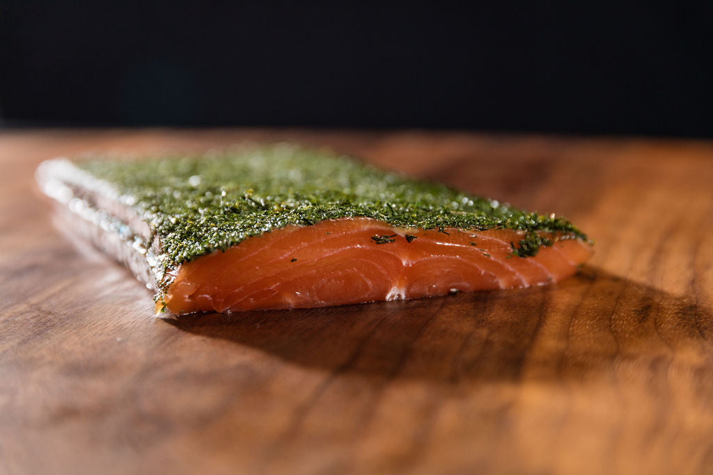 Graved Lachs von Degusta Manufaktur, Serviervorschlag