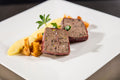 Hirsch Terrine im Hirschtrockenfleisch Mantel von Degusta Manufaktur