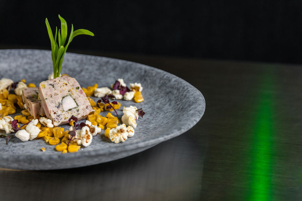 Kaninchen Terrine von Degusta Manufaktur, Serviervorschlag