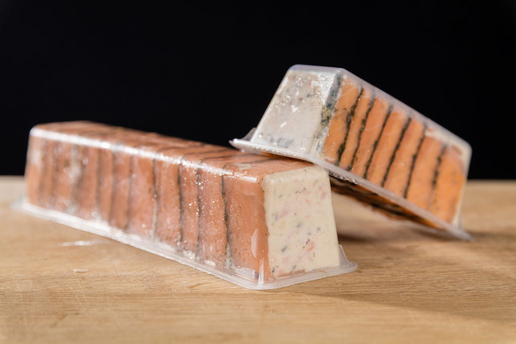 Murten Fisch Terrine Tiefkühlprodukt von Degusta Manufaktur, Serviervorschlag