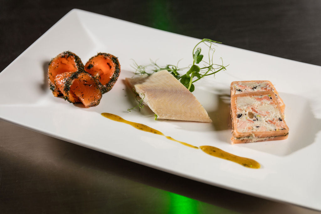 Murten Fisch Terrine Tiefkühlprodukt von Degusta Manufaktur, Serviervorschlag