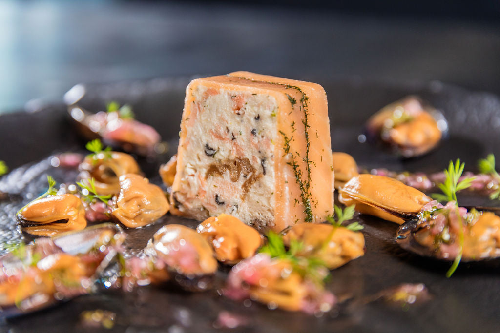 Murten Fisch Terrine Tiefkühlprodukt von Degusta Manufaktur, Serviervorschlag