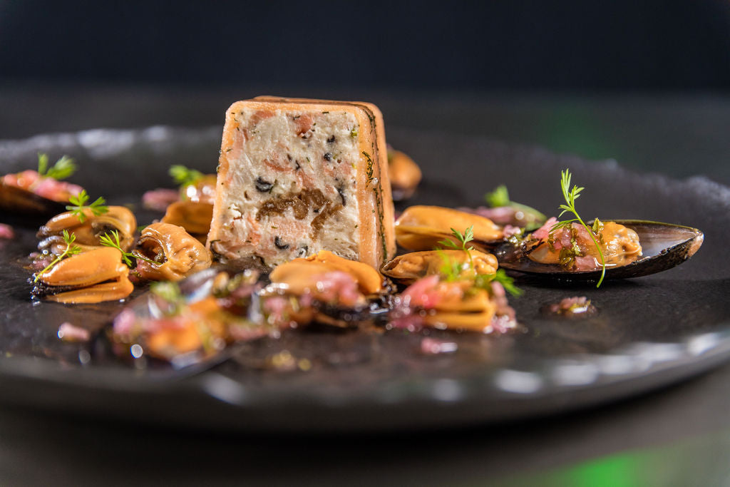 Murten Fisch Terrine Tiefkühlprodukt von Degusta Manufaktur, Serviervorschlag