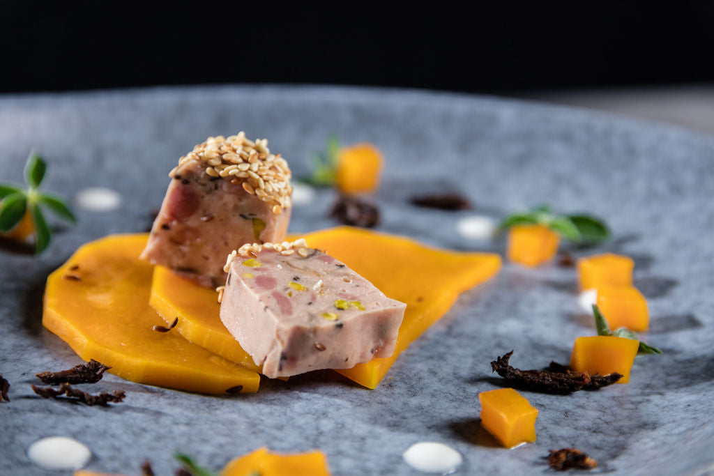 Perlhuhn Terrine von Degusta Manufaktur, Serviervorschlag