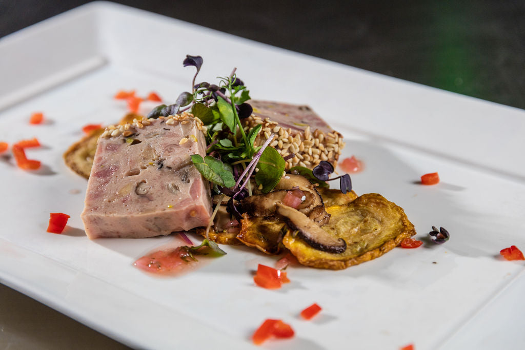 Perlhuhn Terrine von Degusta Manufaktur, Serviervorschlag