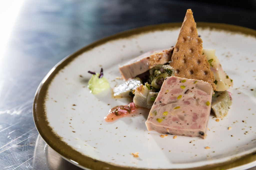 Perlhuhn Terrine von Degusta Manufaktur, Serviervorschlag