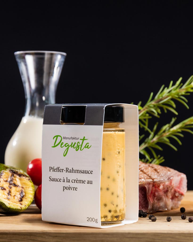 Pfeffer Rahmsauce von Degusta Manufaktur