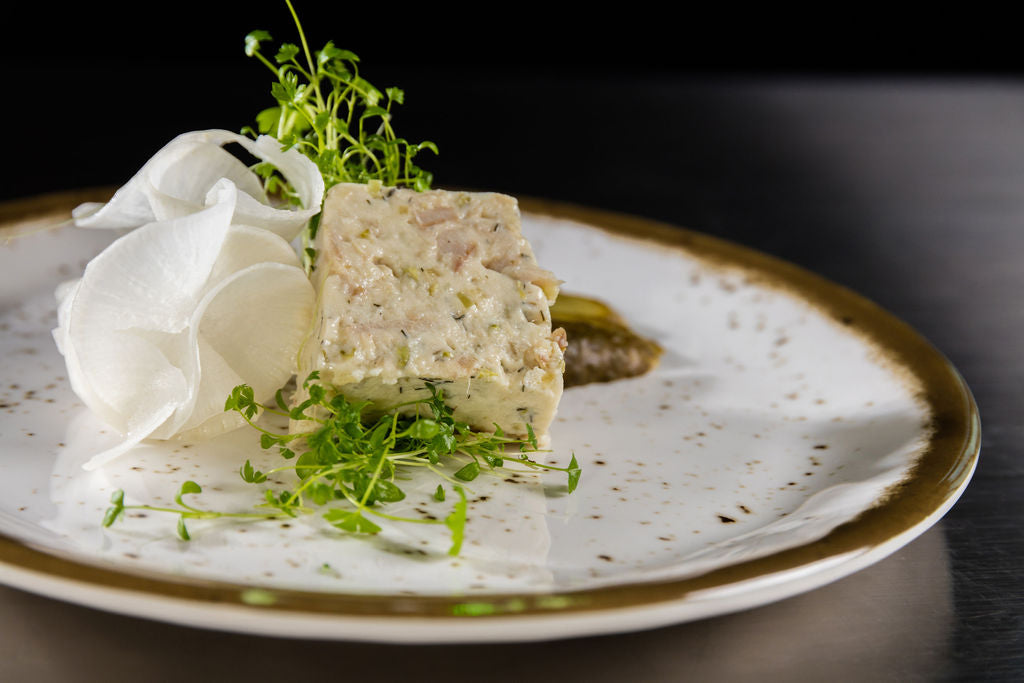 Rauchforellen Terrine von Degusta Manufaktur, Serviervorschlag