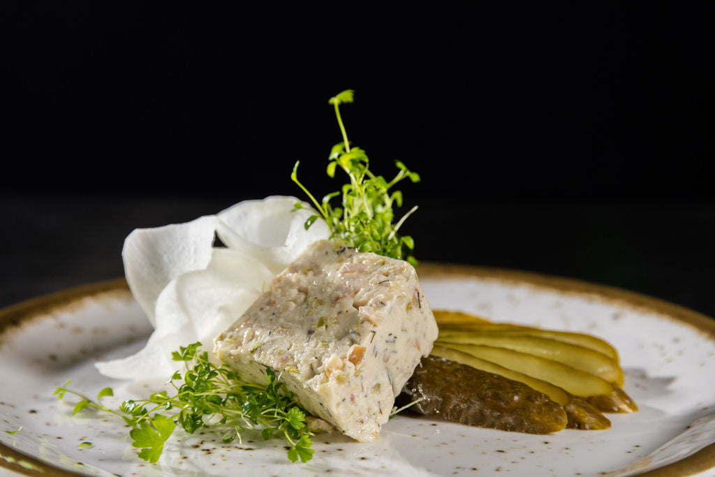 Rauchforellen Terrine von Degusta Manufaktur, Serviervorschlag