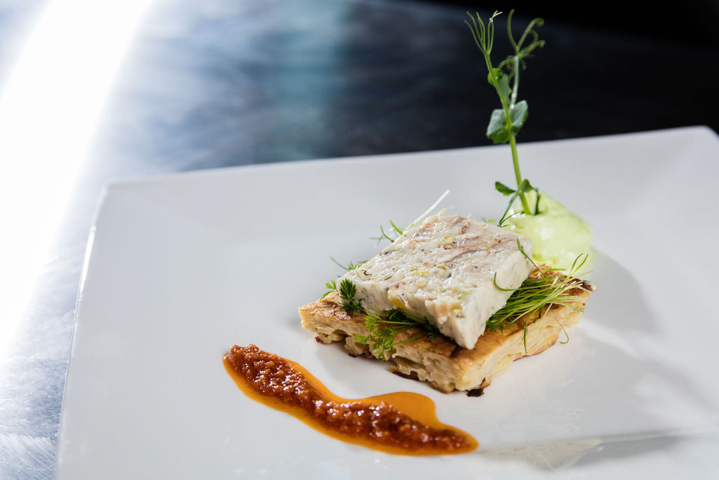 Rauchforellen Terrine von Degusta Manufaktur, Serviervorschlag