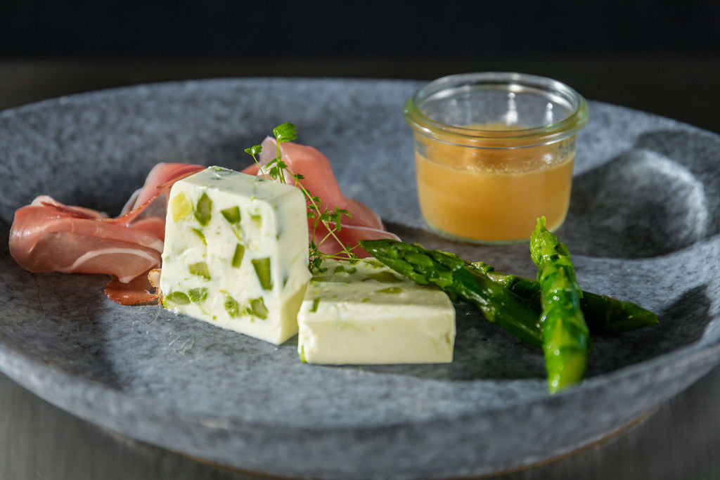 Spargel Terrine von Degusta Manufaktur, Serviervorschlag