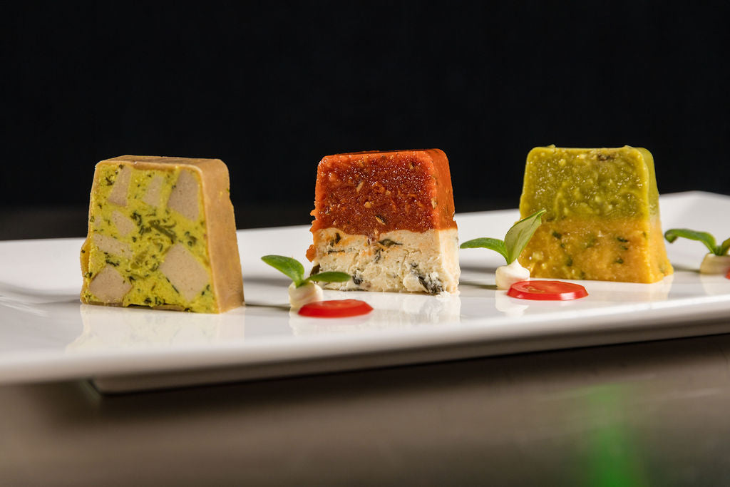 Tofu Terrine von Degusta Manufaktur, Serviervorschlag