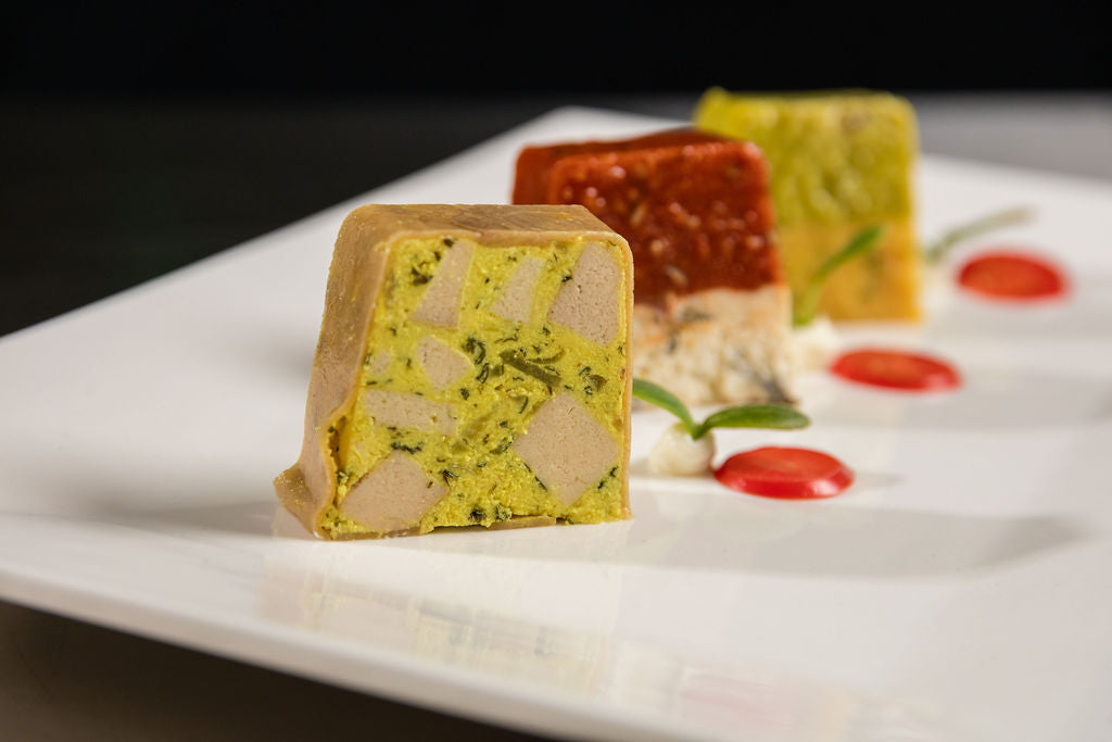 Tofu Terrine von Degusta Manufaktur, Serviervorschlag