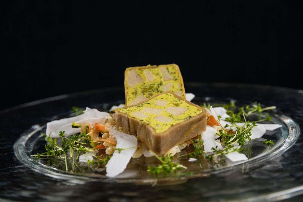 Tofu Terrine von Degusta Manufaktur, Serviervorschlag