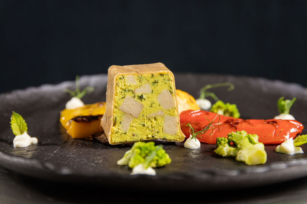 Tofu Terrine von Degusta Manufaktur, Serviervorschlag