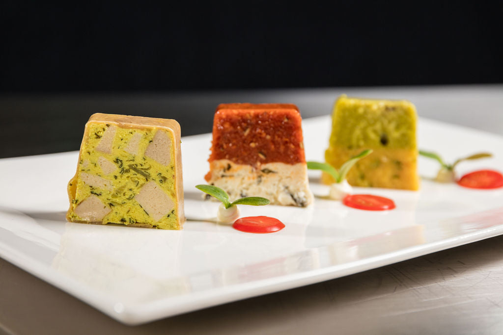Tofu Terrine von Degusta Manufaktur, Serviervorschlag